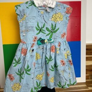 Snoopy Floral Kids Dress